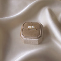 Natural Pearl Row Ring