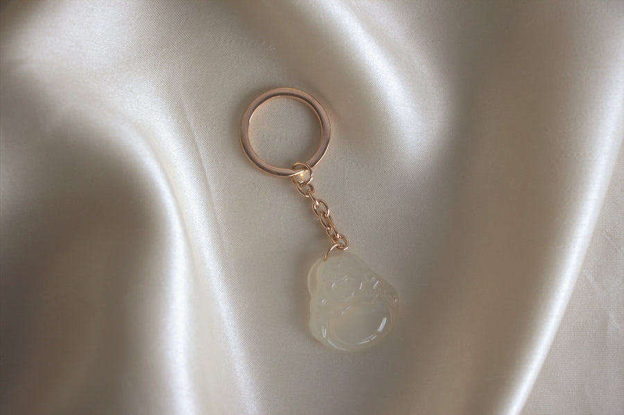 Jade Buddha Keychains