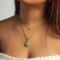 Mini Laughing Jade Buddha Necklace - Sage Boutique✨