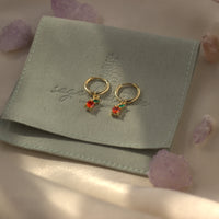 Delicate Orange Earrings - Sage Boutique✨